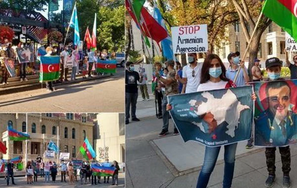 В Канаде подняли государственный флаг Азербайджана