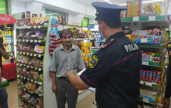 Tibbi maska taxmayan şəxslər 100 manat cərimələnib - FOTO