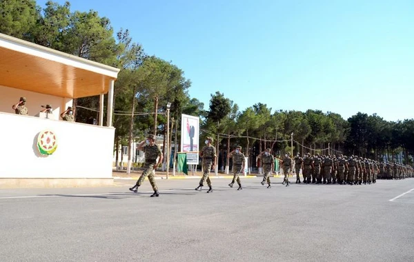 Azərbaycan Ordusunda andiçmə mərasimi keçirilib - FOTO