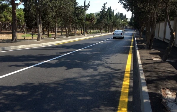 Suraxanıda 18 kilometr yol yenidən qurulur - FOTO
