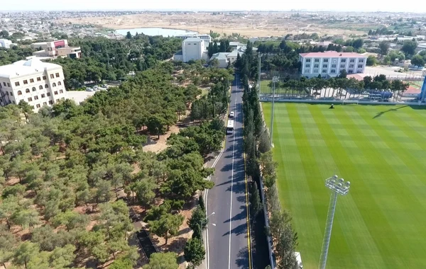 Suraxanıda 18 kilometr yol yenidən qurulur - FOTO