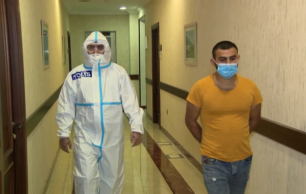 В Азербайджане больных коронавирусом задержали за нарушение самоизоляции - ВИДЕО