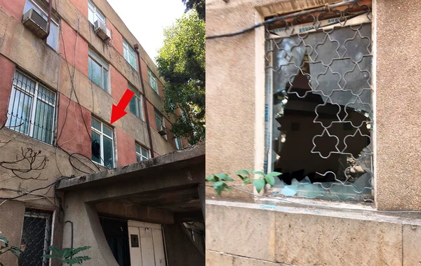 Müsavat partiyasının qərargahını yardılar - FOTO
