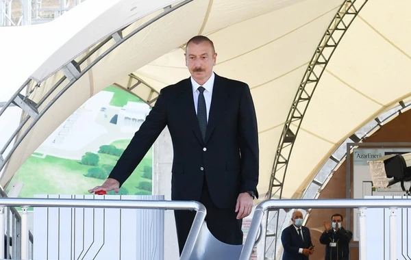 Prezident “Qobu” elektrik yarımstansiyasının tikintisi ilə tanış olub - FOTO - YENİLƏNİB