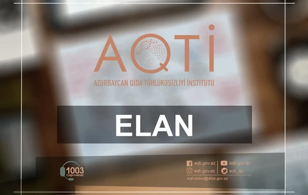 Qida Təhlükəsizliyi İnstitutu işçi axtarır