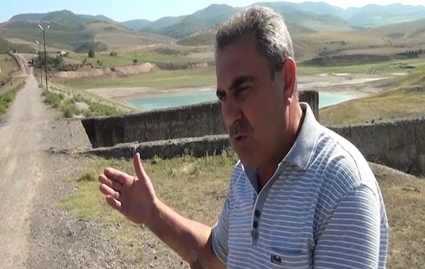 Düşmən su anbarının qarşısını kəsdi - 3 kəndin suvarılması çətinləşdi - FOTO