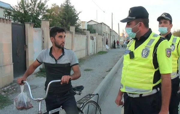 Kürdəmir polisi velosipedçilərə qarşı reyd keçirib