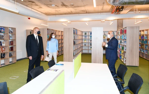 İlham Əliyev və Mehriban Əliyeva UNEC-in yenidən inşa olunan korpusunun açılışında - VİDEO - YENİLƏNİB