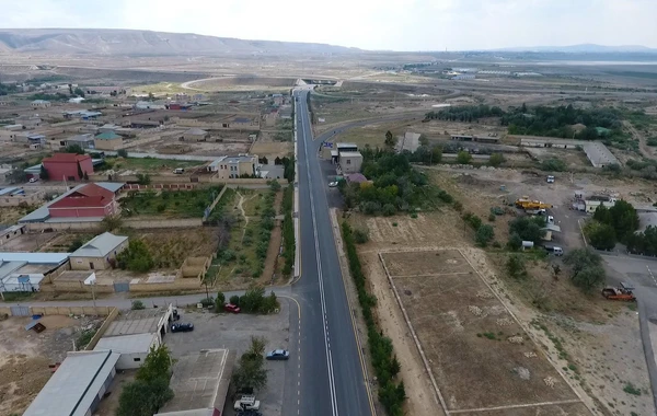 Daha bir avtomobil yolu yenidən qurulub - FOTO