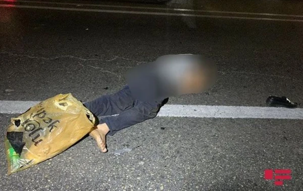 Bakıda evakuator piyadanı vurub - FOTO