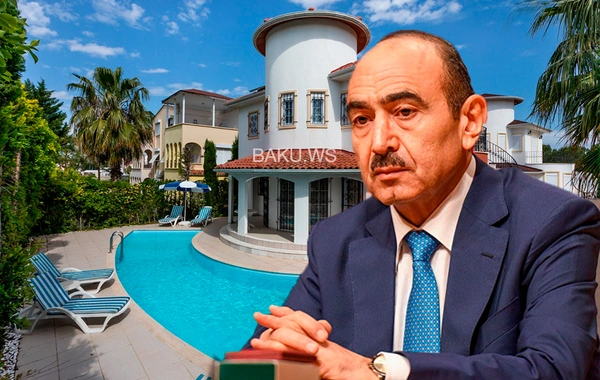 Əli Həsənov lüks villasında istirahət edir