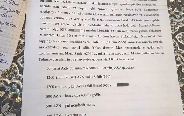 “Bu dələduzluqda həmin qadına polis sevgilisi kömək edib” - FOTO