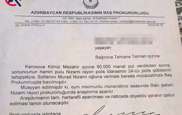 “Bu dələduzluqda həmin qadına polis sevgilisi kömək edib” - FOTO