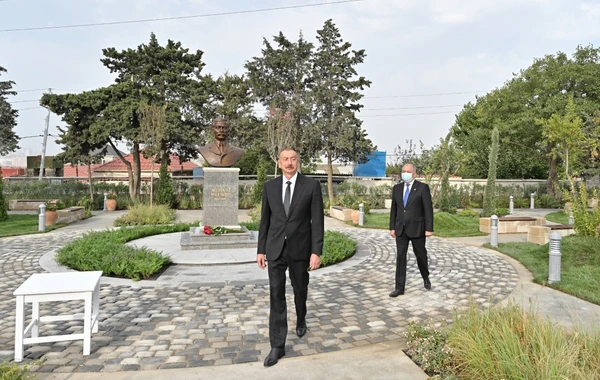 Президент Ильхам Алиев принял участие в открытии парка в Баку - ФОТО