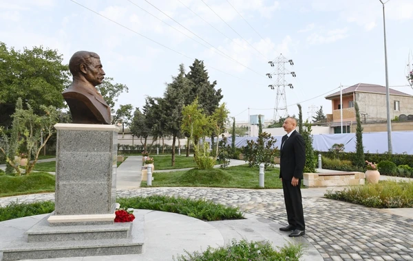 Президент Ильхам Алиев принял участие в открытии парка в Баку - ФОТО