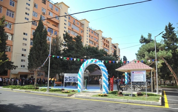 Bakıda bütün rayonlarda həyətlər belə olacaq - FOTO