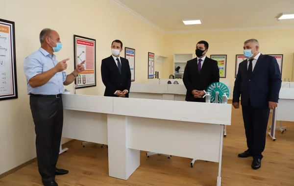 Neftçalada 2 məktəb açıldı, aztəminatlı ailələrə yardım edildi - FOTO