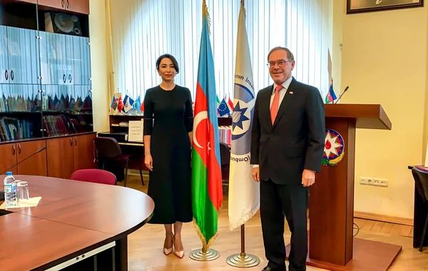 Ombudsman ABŞ-ın Azərbaycandakı səfiri ilə görüşüb - FOTO