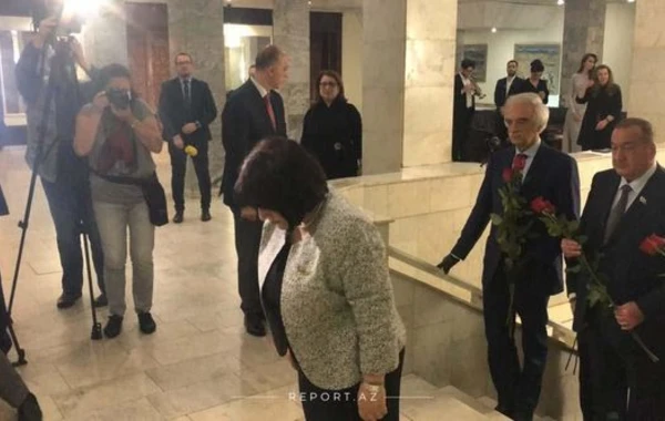 Sahibə Qafarova Moskvada səfərdədir - FOTO