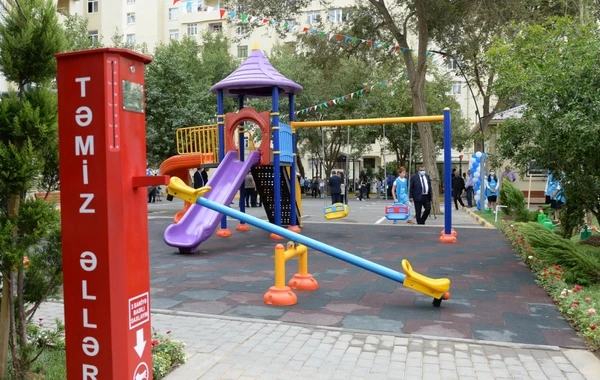 Bakıda 3 min insanın yaşadığı həyət dəyişdi - FOTO