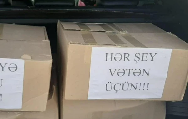 Azərbaycanlı qadınlardan ordumuza dəstək - Cəbhəyə bağlamalar göndərildi - FOTO