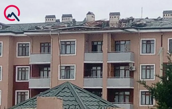 Tərtərdə vurulan yaşayış binasından - FOTOLAR