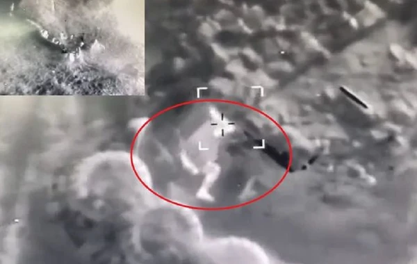 Ordumuzun dron-kamikadzesinin gizlənməyə çalışan düşmənləri məhv etməsinin görüntüləri - ANBAAN VİDEO
