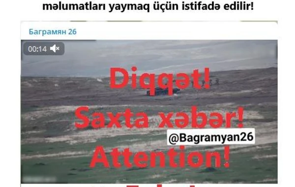 Ermənilərin yaydığı saxta məlumatların daha bir qismi ifşa edildi - FOTO