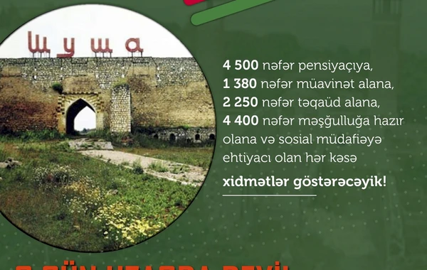 Şuşada nazirlik bu xidmətləri göstərəcək - FOTO