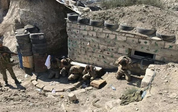 Bir qrup işğalçı erməni hərbçisi əsgərlərimizə təslim oldu - FOTO