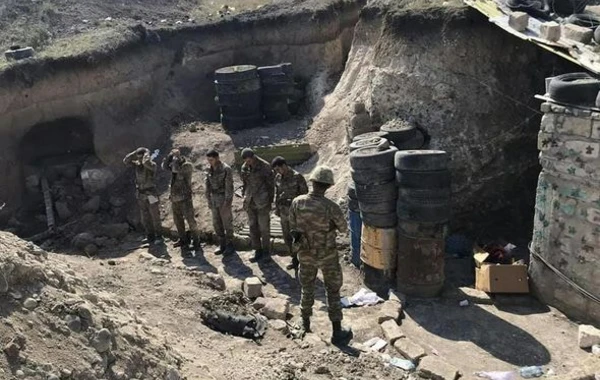 Bir qrup işğalçı erməni hərbçisi əsgərlərimizə təslim oldu - FOTO