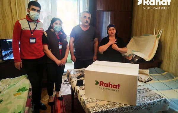 “Rahat” market hərbi xidmətdə olan əməkdaşlarının ailələrinin yanındadır - FOTO