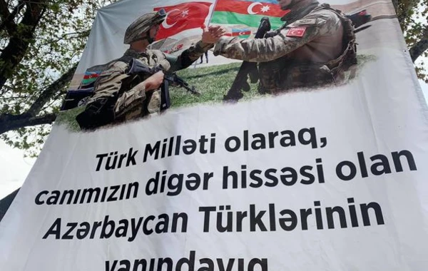 Kocaeli vilayətində Azərbaycana dəstək aksiyası keçirilib - FOTO/VİDEO