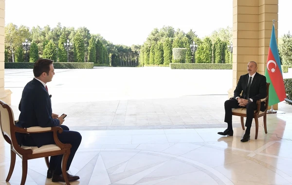 Prezident Türkiyənin “Haber Global” televiziya kanalına müsahibə verib - VİDEO