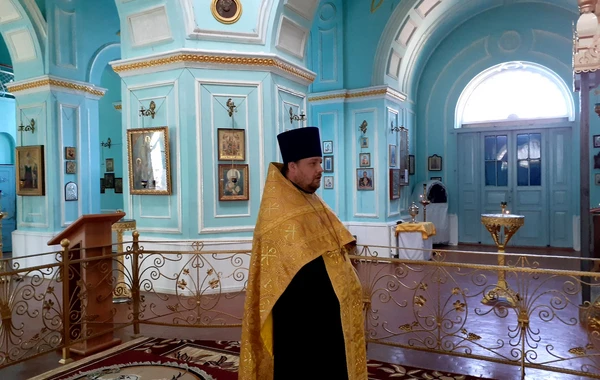 Gəncədə Rus Pravoslav Kilsəsində Azərbaycana dualar oxunub - FOTO