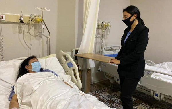 Ombudsman Gəncədə yaralanmış şəxslərə baş çəkib