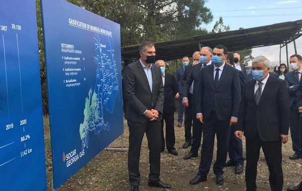 SOCAR Gürcüstanda azərbaycanlıların yaşadığı kəndlərə qaz xətləri çəkir - FOTO