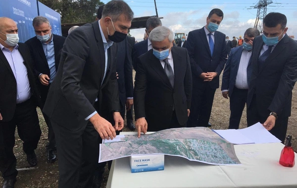 SOCAR Gürcüstanda azərbaycanlıların yaşadığı kəndlərə qaz xətləri çəkir - FOTO