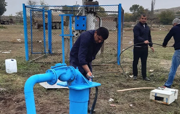 İşğaldan azad olunmuş ərazilərdə subartezian quyularının bərpasına başlanılıb
