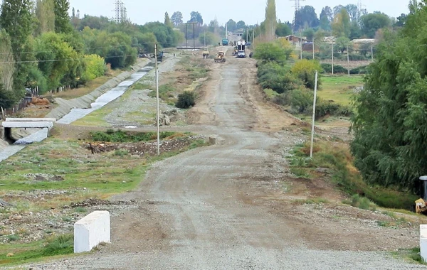 Suqovuşan və Talış kəndlərinə gedən tarixi yolların bərpasına başlanılıb - FOTO
