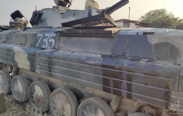 Erməni tankları ermənilərə qarşı - FOTO
