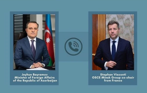 Ceyhun Bayramov ATƏT-in Minsk Qrupunun həmsədrləri ilə telefonla danışıb - FOTO