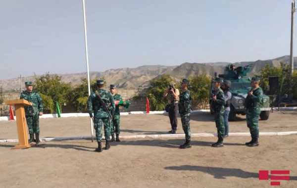 Ermənistanın işğalından azad edilmiş daha dörd sərhəd zastavası üzərində Azərbaycanın dövlət bayrağı ucaldılıb - FOTO