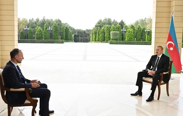 Prezident İlham Əliyevin Almaniyanın ARD televiziya kanalına müsahibəsi