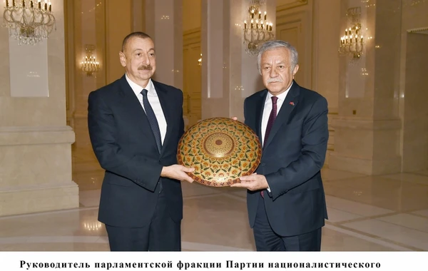 Президент Ильхам Алиев принял делегацию во главе с Бинали Йылдырымом - ФОТО