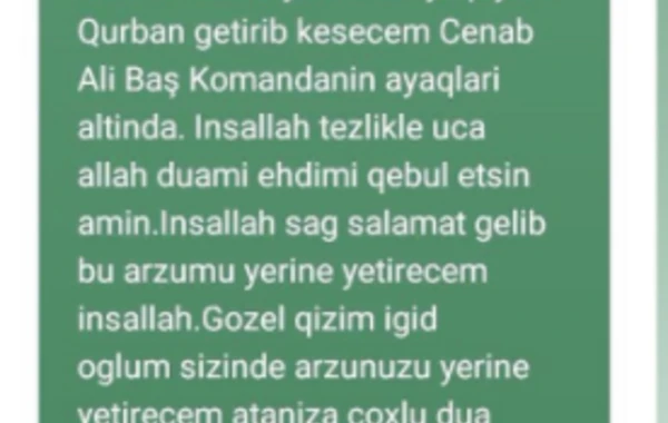 İgid əsgərimizin övladlarına yazdığı mesaj hər kəsi KÖVRƏLTDİ - FOTO