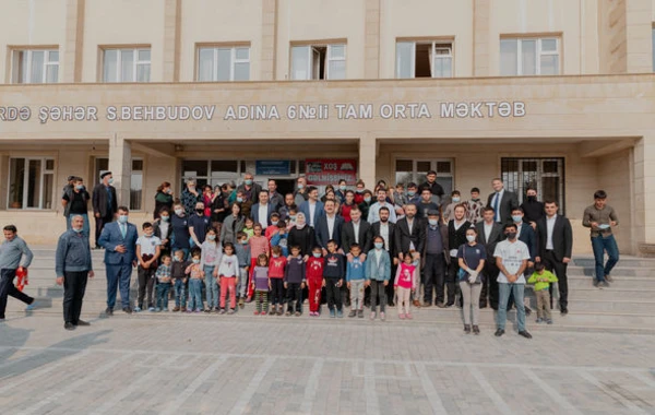 Türkiyə Gənclər Fondu Bərdə və Gəncə terrorunun nəticələri ilə yerində tanış olub - FOTO