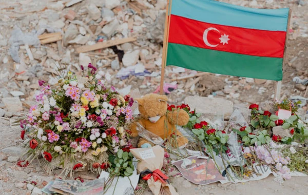 Türkiyə Gənclər Fondu Bərdə və Gəncə terrorunun nəticələri ilə yerində tanış olub - FOTO