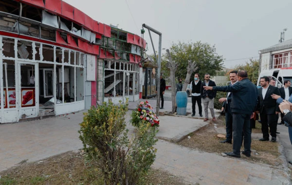 Türkiyə Gənclər Fondu Bərdə və Gəncə terrorunun nəticələri ilə yerində tanış olub - FOTO