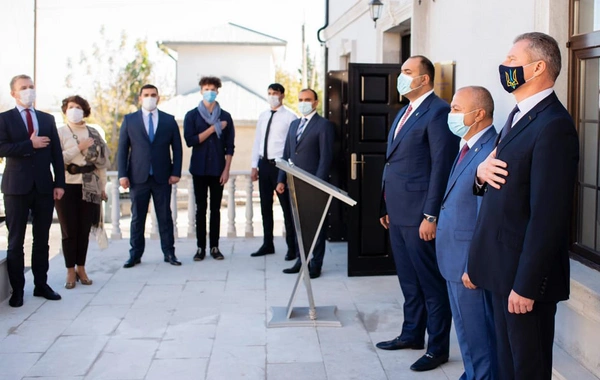 Şamaxıda Ukraynanın Fəxri konsulluğu açıldı - FOTO